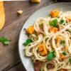 Pasta zucca e pancetta