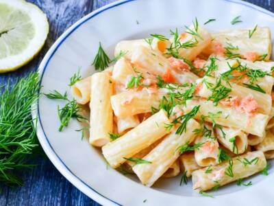 Pasta salmone e philadelphia