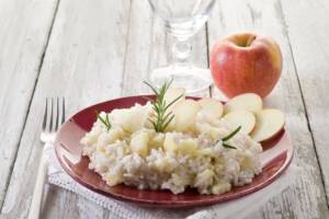 Risotto alle mele