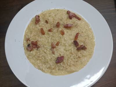 Risotto alla carbonara