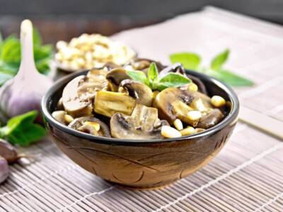 Funghi al forno, gustosi e con poche calorie!