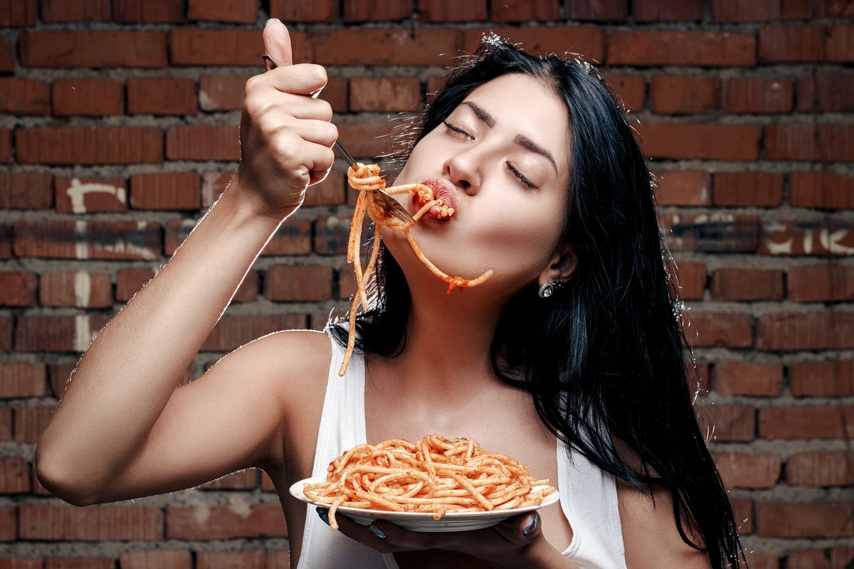 Mangiare gli spaghetti