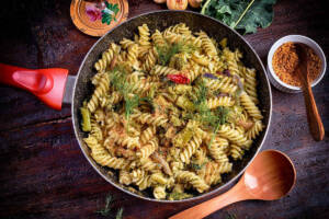 Pasta con i broccoli arriminati