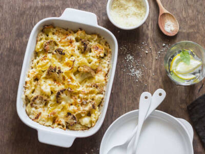 Pasta al forno con cavolfiori