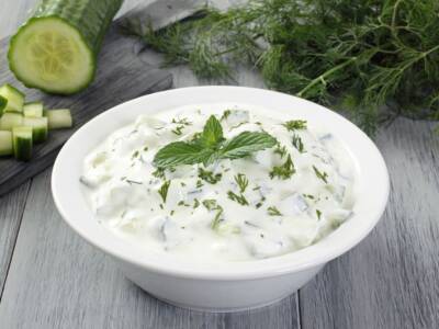 Salsa tzatziki vegan