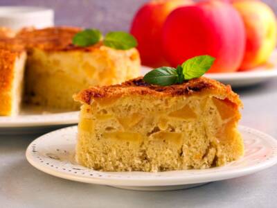 Torta di mele vegan con Bimby senza derivati animali