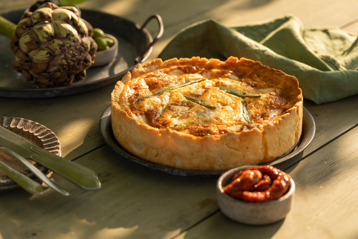 Artichoke tart