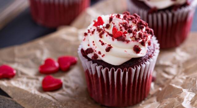 Per un San Valentino senza glutine provate i cupcake red velvet gluten free