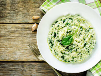Risotto agli spinaci con il Bimby: primo piatto semplice e gustoso