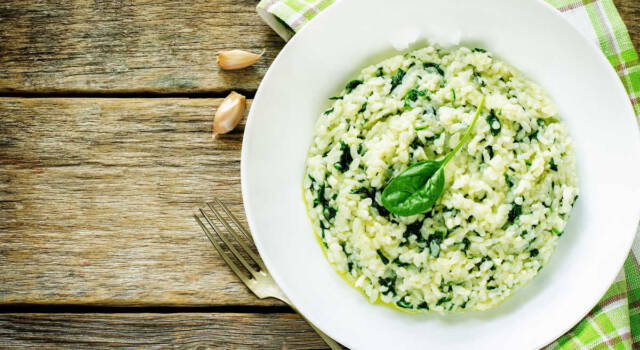 Risotto agli spinaci con il Bimby: primo piatto semplice e gustoso