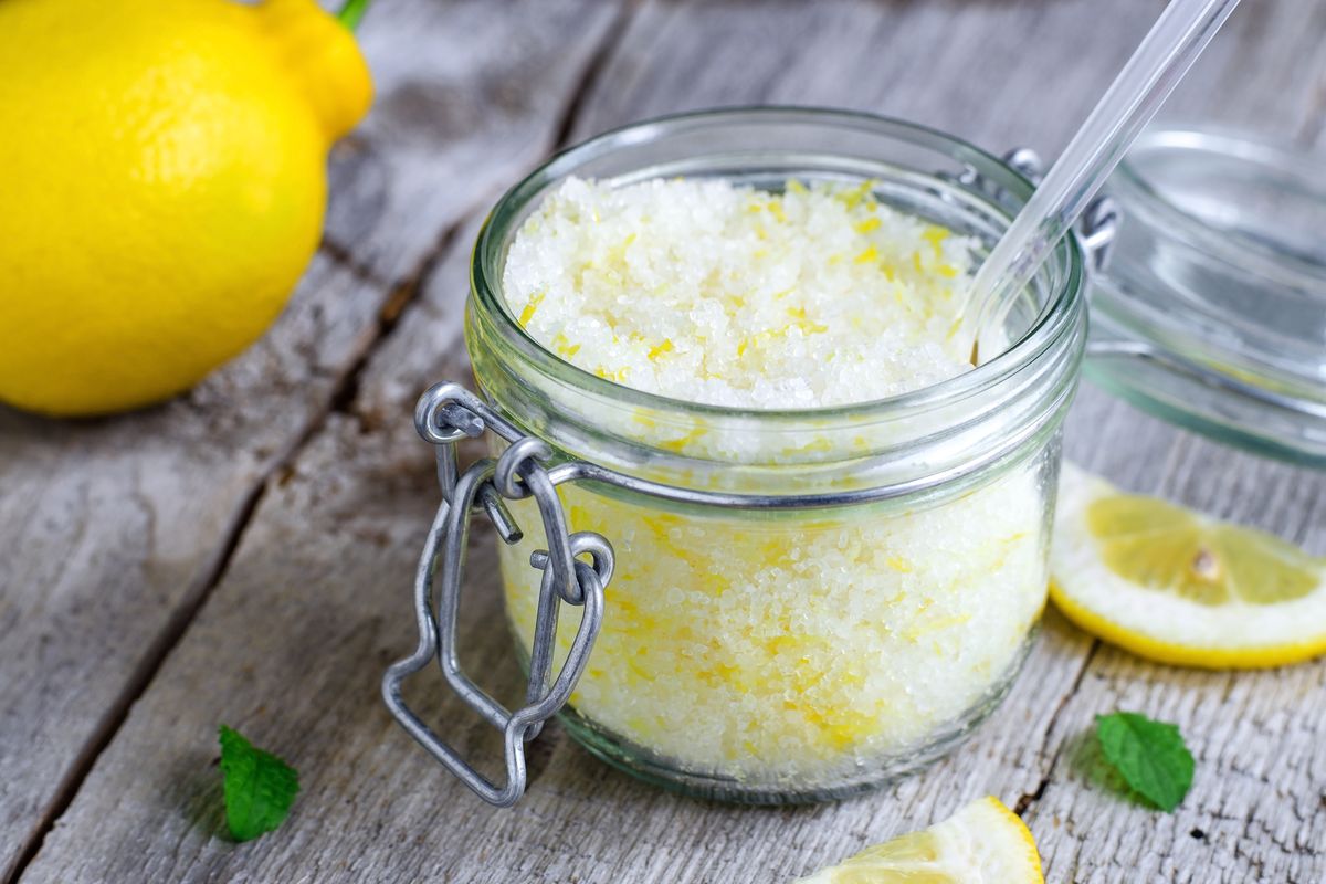 Lemon flavored salt