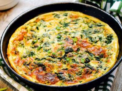 Frittata con rucola