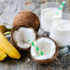 Frullato latte di cocco e banana