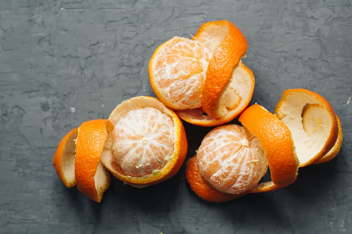 Riciclare le bucce di mandarino
