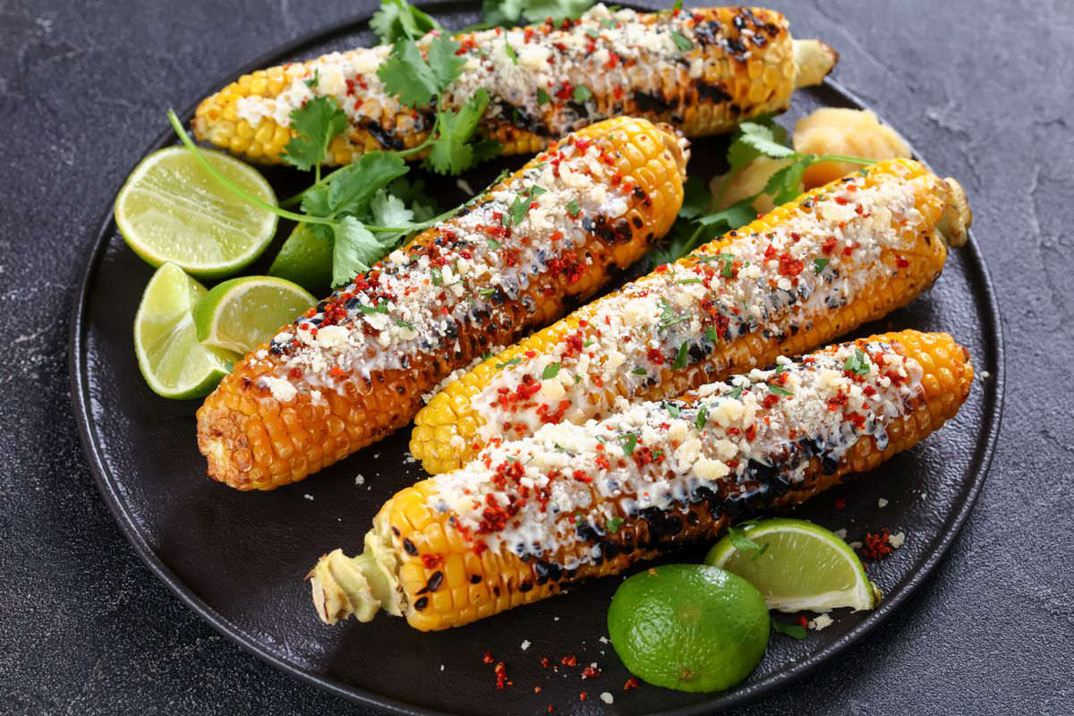 Mexican corn on the cob