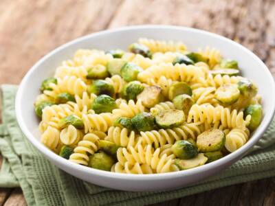 Pasta con cavolini di Bruxelles