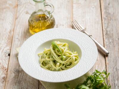 Pasta stracchino e rucola