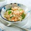 Risotto con gamberetti e rucola