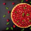 crostata di lamponi