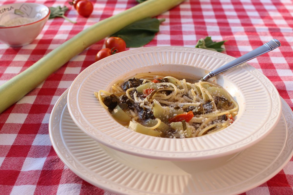pasta with tenerumi