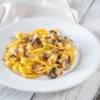 pasta melanzane e pancetta