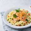 Cous cous zucchine e gamberetti