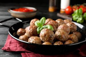 polpette al basilico