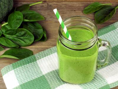 Smoothie verde al pomelo