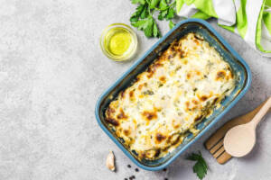 zucchine al forno con mozzarella