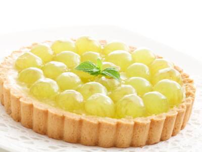 Crostata uva e crema pasticcera, una torta genuina