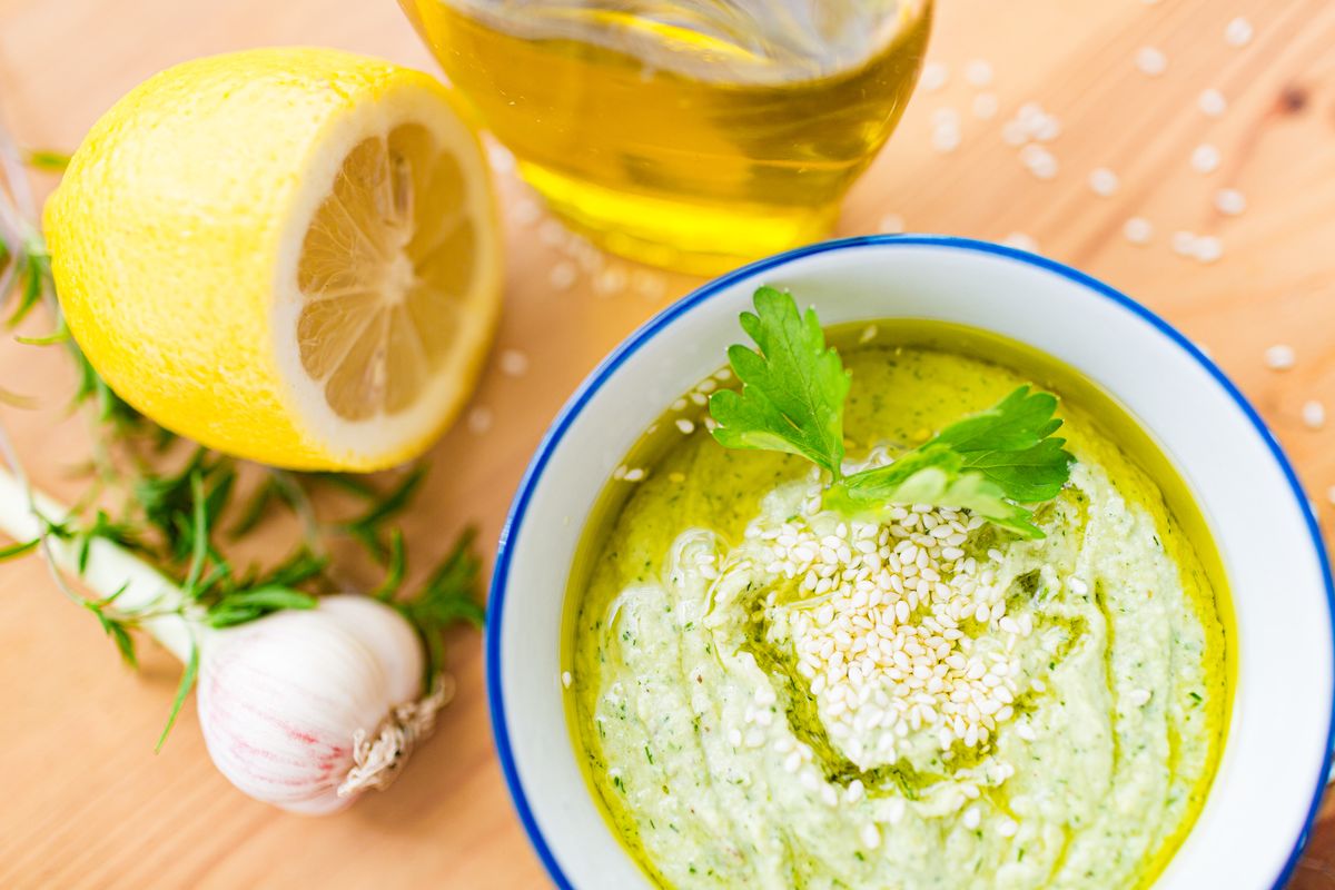 courgette hummus