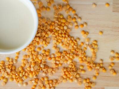 latte di piselli