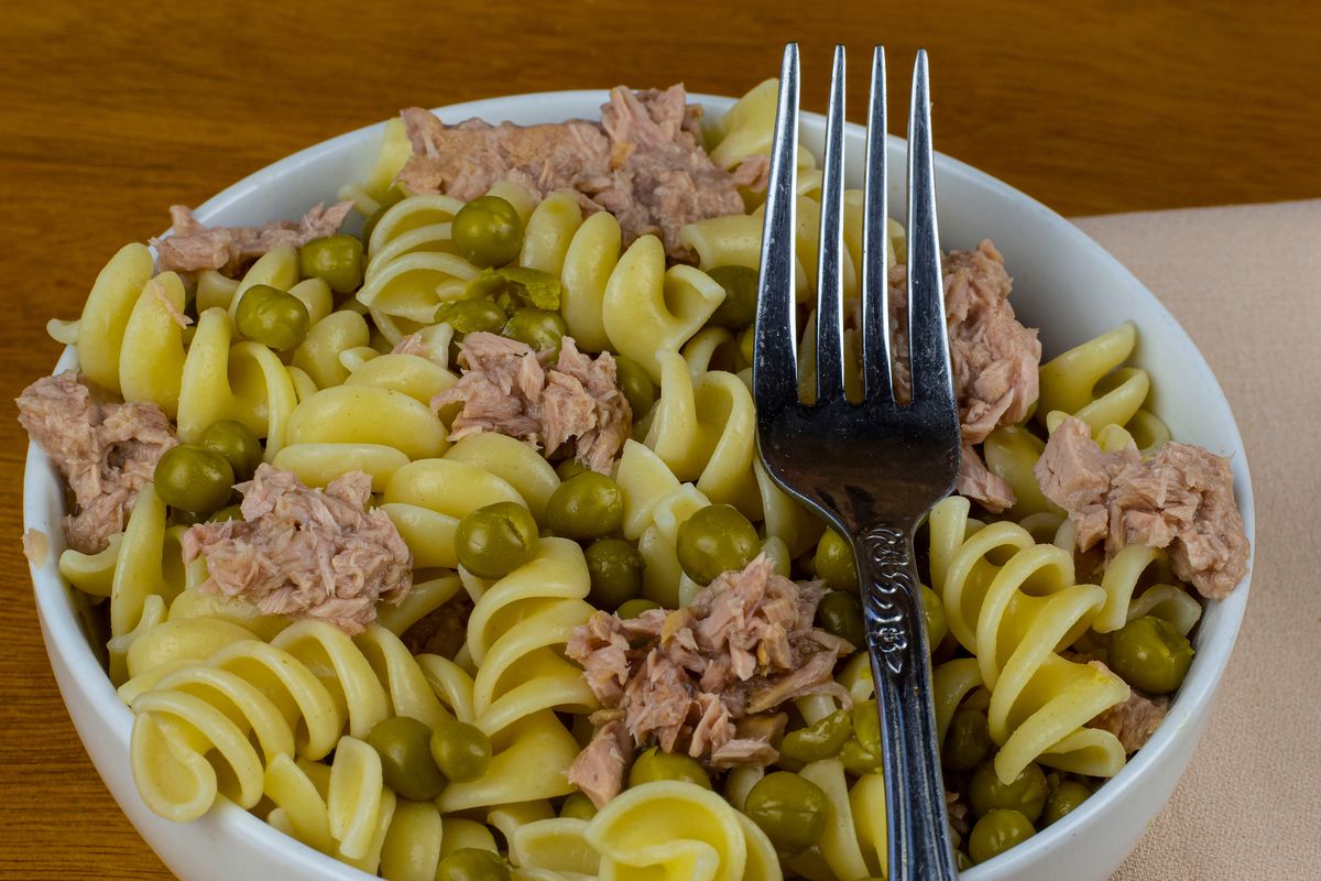 pasta tonno e piselli