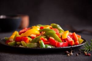 Peperoni in friggitrice ad aria