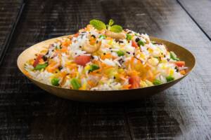 Riso pilaf con verdure