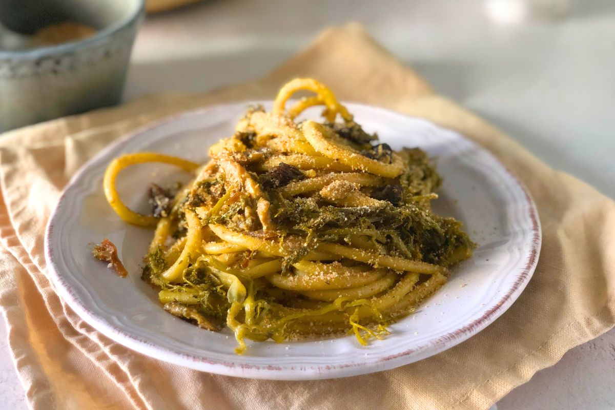 Pasta with sardines