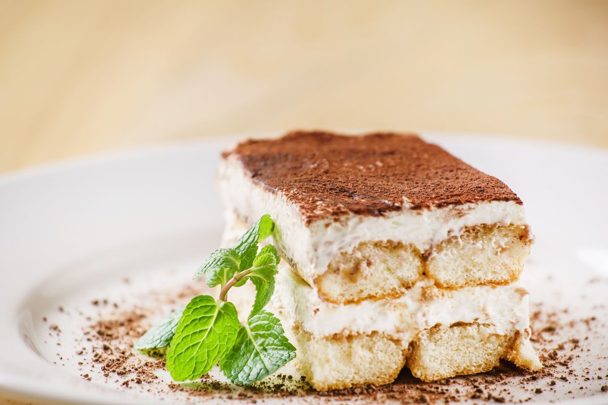 Tiramisu without mascarpone