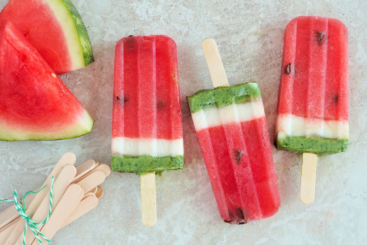 Watermelon popsicle