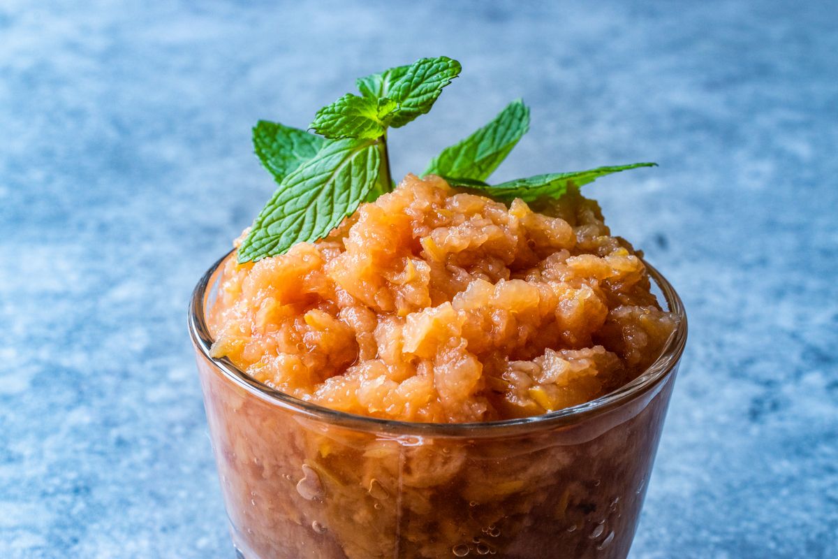 Granita with figs