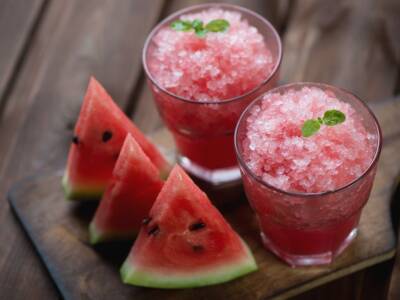 Granita all’anguria fatta in casa, la ricetta semplice