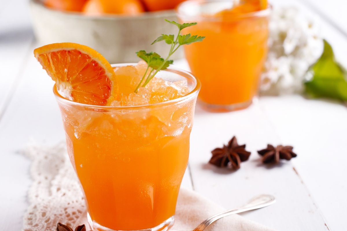 orange granita