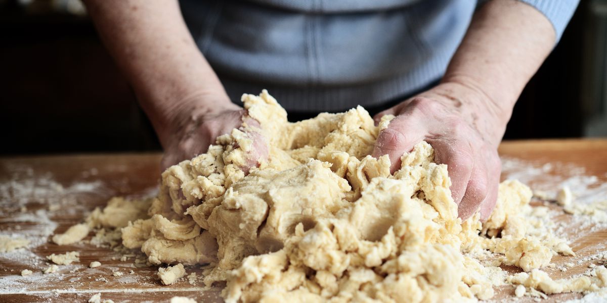 Gnocchi dough processing without potatoes