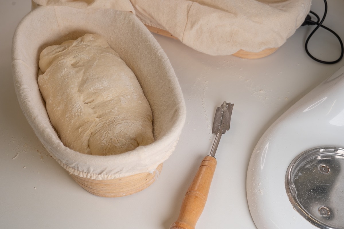 Pane toscano in lievitazione