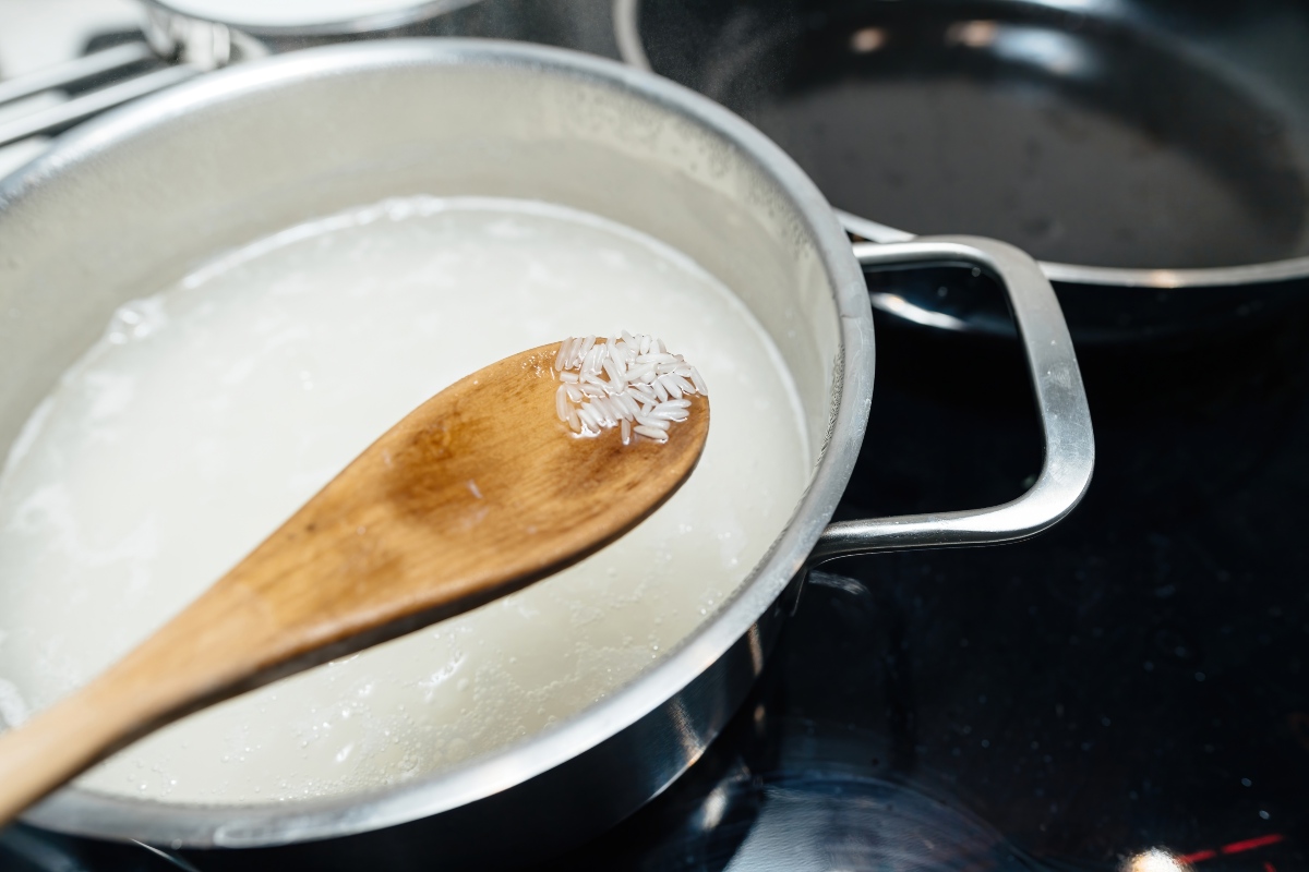 Cooking basmati rice