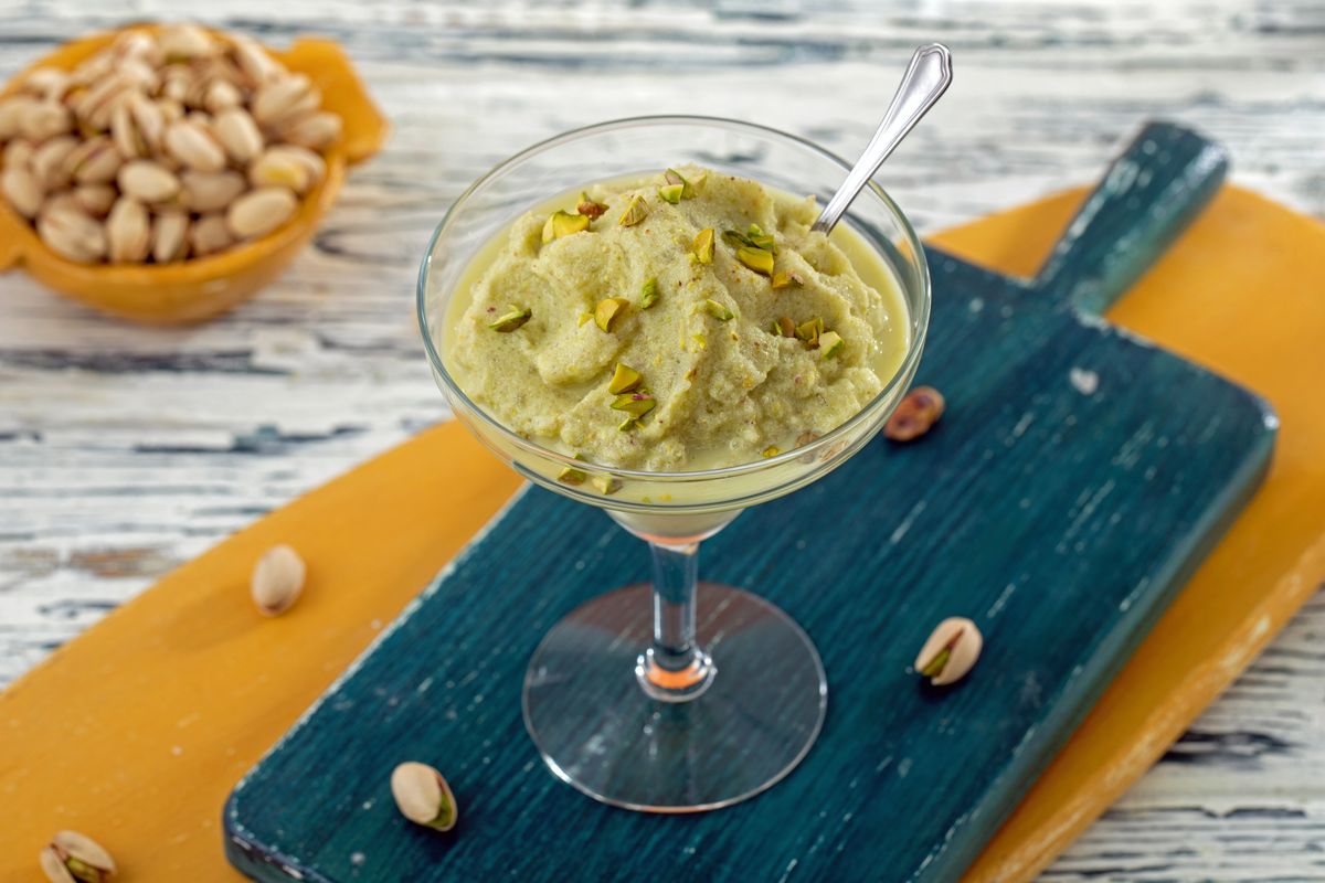 pistachio granita