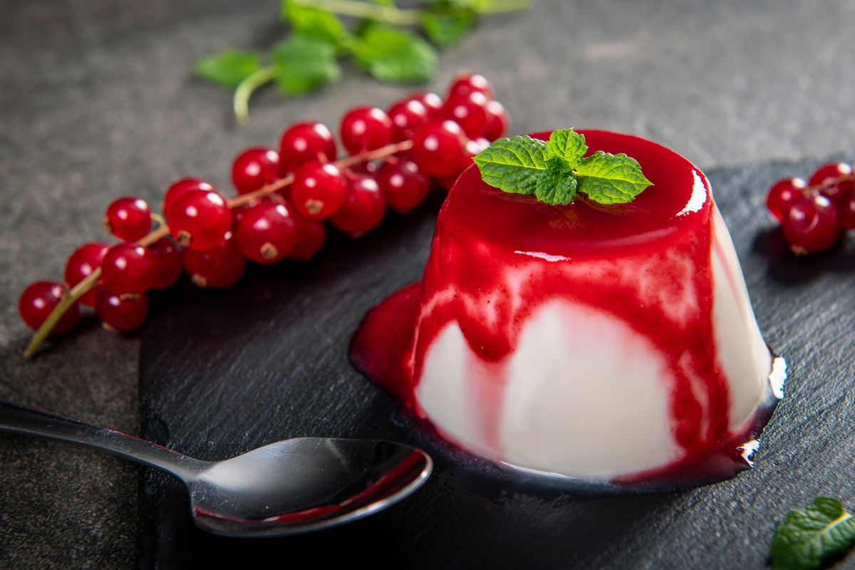 Panna cotta senza panna