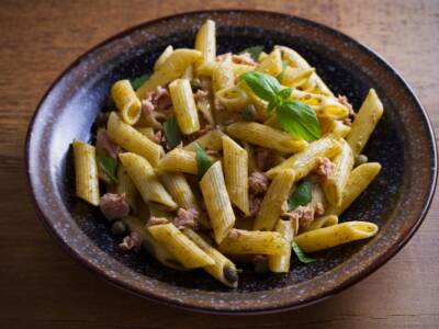 pasta fredda pesto e tonno