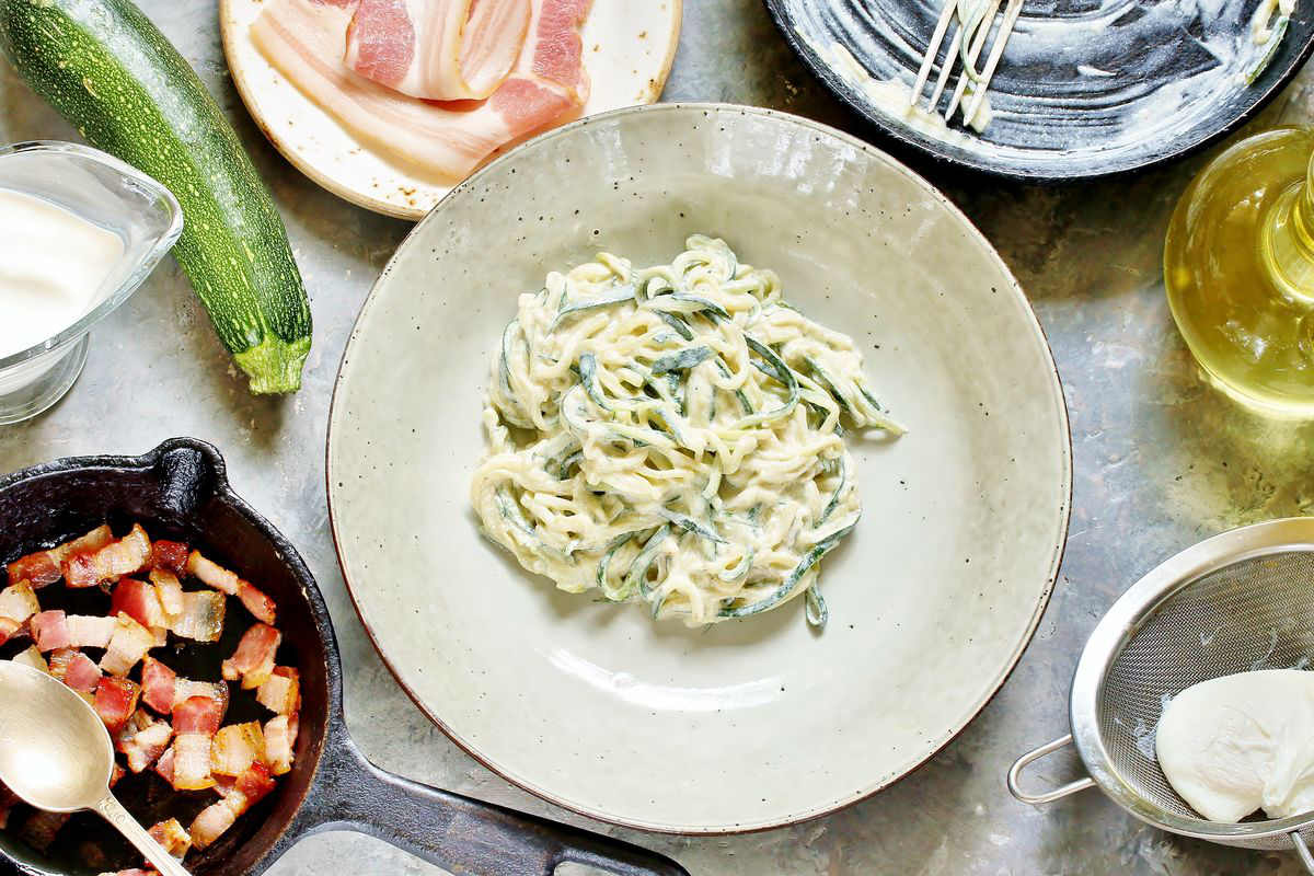 pasta stracchino e rucola