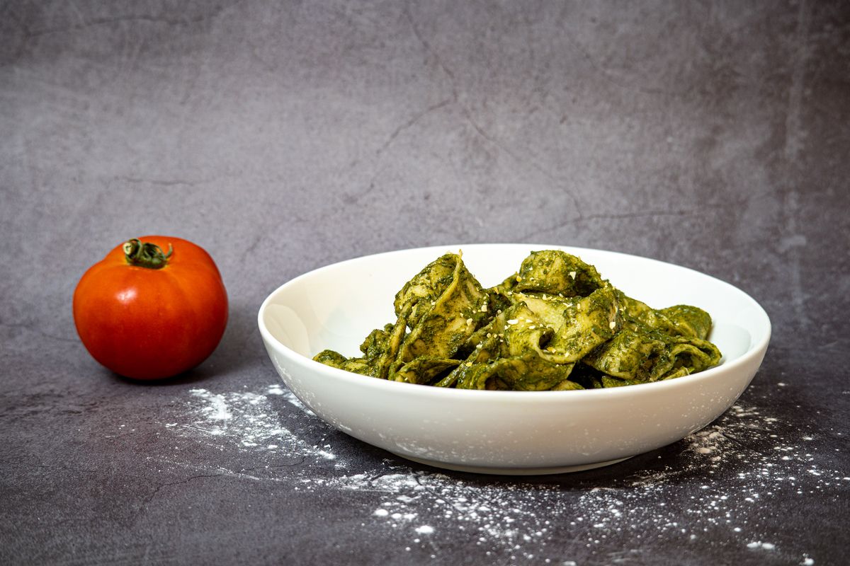 Picagge liguri al pesto