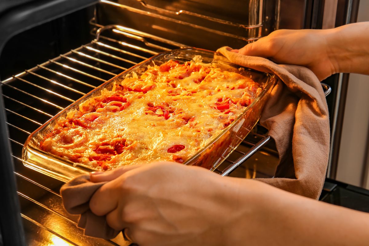 baked rice with meat sauce